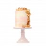 Розовый свадебный торт №129932