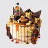 Торт со сладостями и попкорном №104160