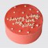 Торт на День Рождения сестре красный №104498