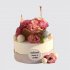 Торт сестре на День Рождения с цветами №104528