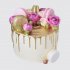 Торт с цветком розы №104554