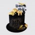 Торт Гарри Поттер на День Рождения черный №105075