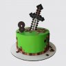 Торт Майнкрафт на День Рождения мальчику №105125