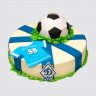 Футбольный торт на День Рождения с вратарем №105293