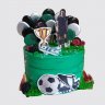 Торт футбольный для мальчика в День Рождения №105324