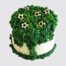 Торт с футбольным кубком №105325