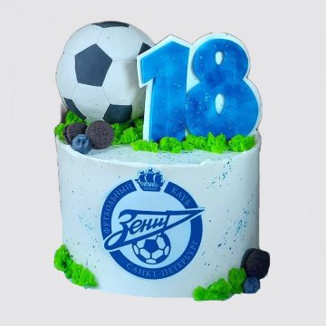 Торт с тематикой футбола (78 фото)