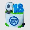 Торт футбольное поле с эмблемой Краснодар №105330