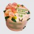 Торт с цветами для мамы №105430