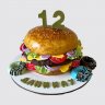 Торт Гамбургер в День Рождения №105454