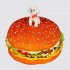 Торт Гамбургер с собачкой №105472