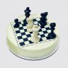 Торт шахматная доска с фигурами №105556