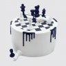 Торт с шахматами для мальчика на 11-летие №105570