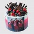 Торт Stray Kids с ягодами и сладостями №105612