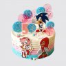 Торт для девочки Sonic и его друзья №105910