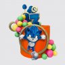 Торт игра Sonic в День Рождения №105930