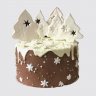 Новогодний торт в виде ёлки со звездой №106102