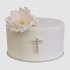 Тортик на Крещение с цветком №106140
