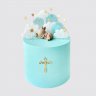 Детский торт для Крещения с ангелом №106147