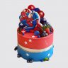 Торт с супергероем Человеком пауком на 6 лет №106201