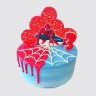 Торт Спайдермен с ягодами №106202