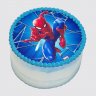 Трехъярусный торт с фигуркой супергероя из мастики №106220