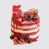 Торт на День Рождения мальчика Тачки с ягодами №106357