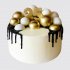 Праздничный торт с шарами из мастики на 25 лет парню №106516
