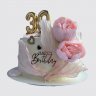 Торт на День Рождения женщине в 30 лет №106536