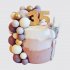Торт на День Рождения женщине в 35 лет с шариками №106587