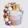 Торт на ДР 35 лет девушке с ягодами №106588