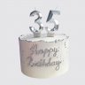 Торт на День Рождения мужчине 35 лет с шариками из мастики №106595