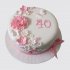 Красивый торт на День Рождения женщине 40 лет №106612
