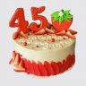Двухъярусный торт 45 баба ягодка опять №106652