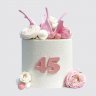 Торт на День Рождения женщине в 45 лет с приколом №106668