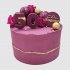 Торт на День Рождения женщине 50 лет с цветами №106693