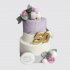 Двухъярусный торт на День Рождения 50 лет женщине №106704