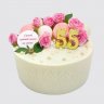 Кремовый торт 55 лет женщине №106731