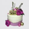Красивый торт на День Рождения 55 лет женщине №106739