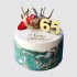 Торт на День Рождения мужчине 65 лет №106834