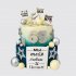 Двухъярусный торт на День Рождения мужчины 65 лет №106838