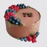 Торт с ягодами на День Рождения 75 лет дедушке №106916