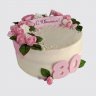 Оригинальный торт на 80 лет бабушке №106933