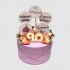 Торт на юбилей 80 лет женщине с ягодами №106944