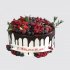 Торт на юбилей 80 лет дедушке с ягодами №106961