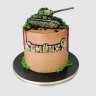 Торт с танком на День Рождения мужчине №107333