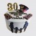 Торт мужу полицейскому на День Рождения 30 лет №107427