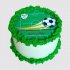 Торт в виде футбольного поля на День Рождения тренеру №107446
