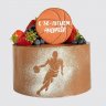 Торт в виде баскетбольного мяча №107516