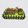 Торт на День Рождения мамочке 70 лет в виде огорода №107554